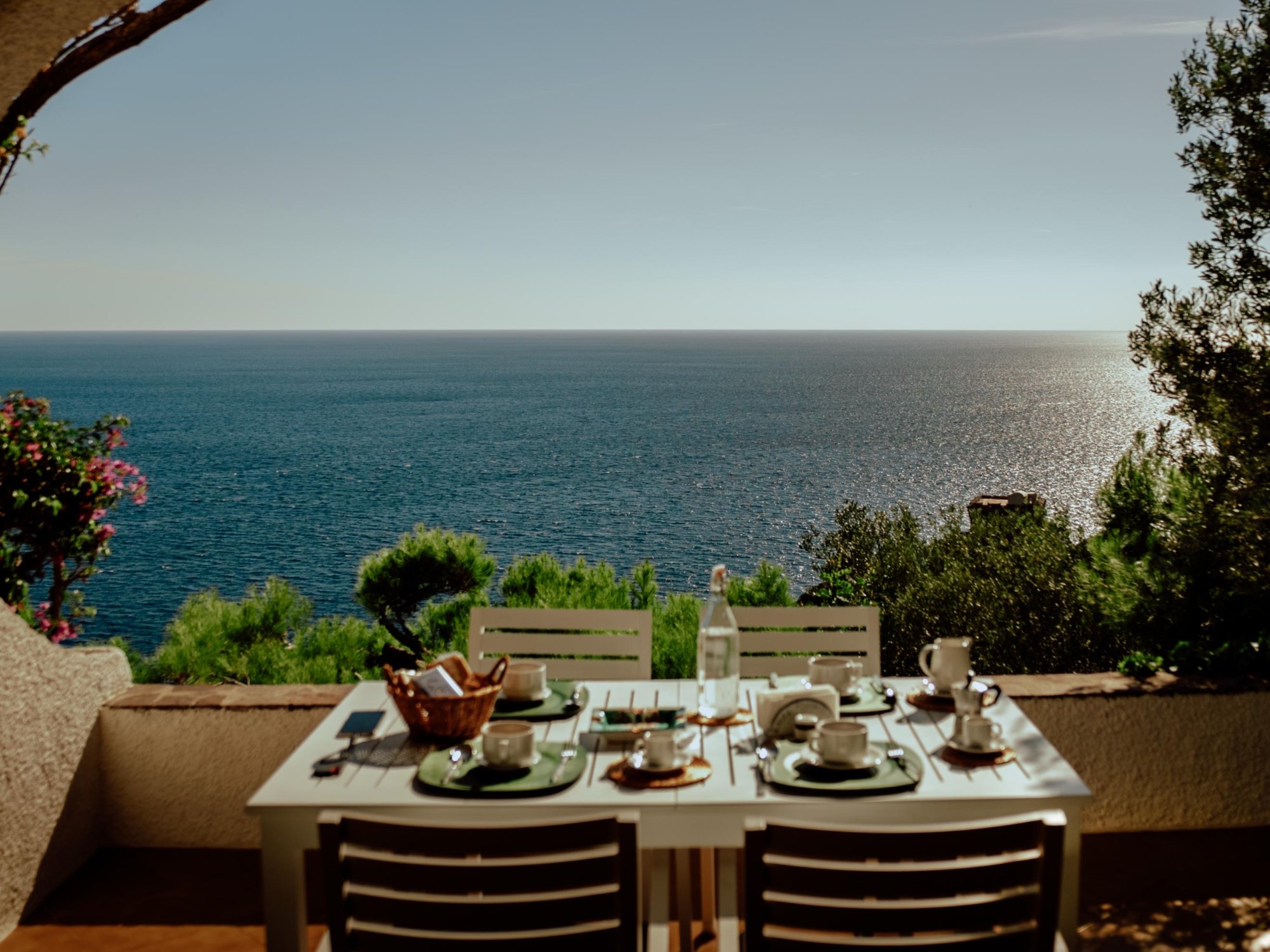 L'Aleanto - Terrazza con vista mare